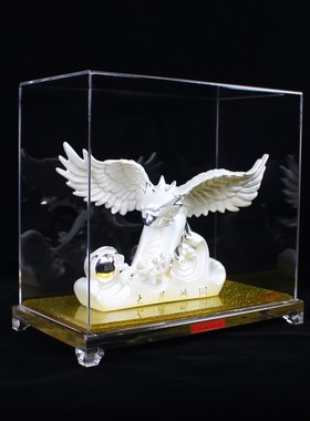 足银大展宏图鹰摆件家居招财