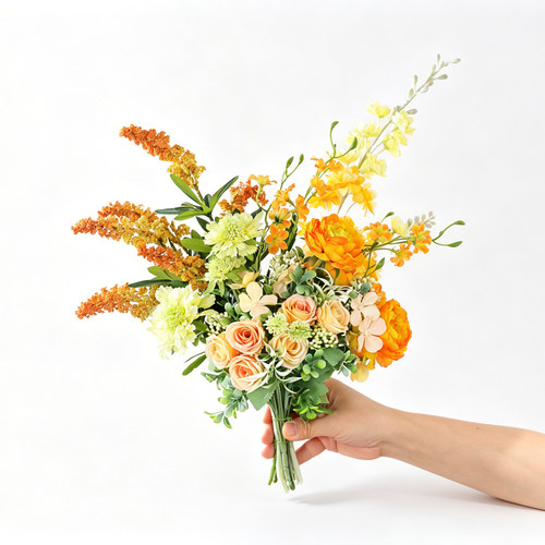 成品花束玫瑰花桌面摆设