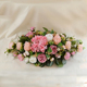 会议室台花电视柜摆设假花仿真玫瑰百合花长桌花餐桌装 饰花可订制