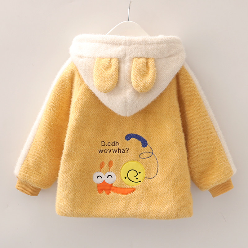 女童毛呢外套加絨加厚2019冬季新款洋氣水貂絨大衣中小童保暖棉服在類目 童裝/嬰兒裝/親子裝, 外套/夾克/大衣, 普通外套中 - 來自Buy2taobao.com提供專業的淘寶代購服務