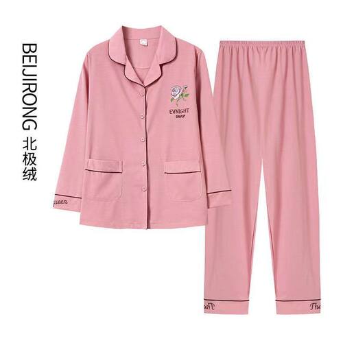 100%纯棉两件套装女士