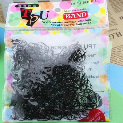 400-500 pcs rubber rope ponytail holder elastic hair bands t