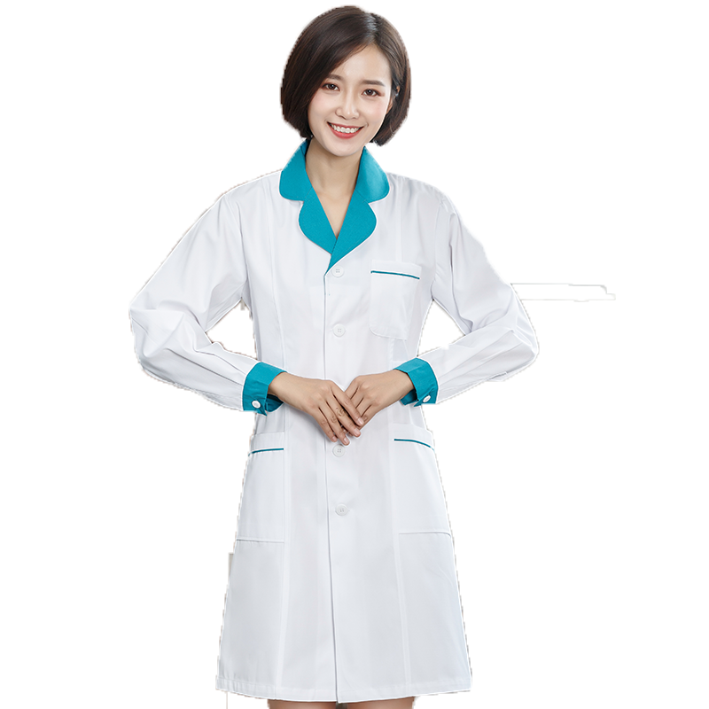 药店工作服女长袖短袖冬季加厚