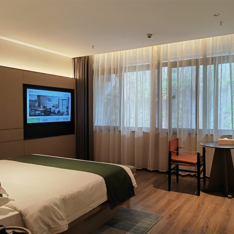 静谧·山景高级大床房丨全屋智控+小冰箱+双人自助早餐