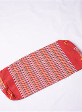 纯棉不起球老粗布荞麦壳枕套可拆洗拉链方枕枕套50*20*8送内胆套