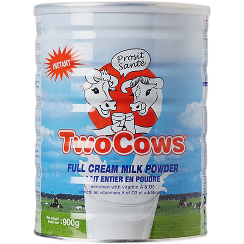 荷兰进口Two Cows双牛奶粉淘高斯奶粉儿童学生成人全脂400g/900g