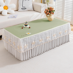防水防油免洗茶几桌布套罩2025新款茶几台布皮革电视柜台布茶几布