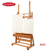 曲柄双桅杆画架M 进口意大利MABEF专业画室 原装 康大溢美