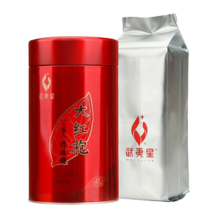 武夷山大红袍茶叶 武夷星AM500武夷岩茶罐装自饮醇香型散装125g