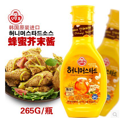 不倒翁韩国进口蜂蜜芥末酱