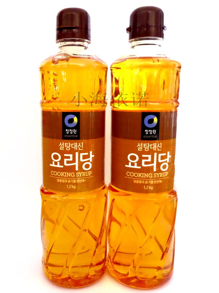 满2包韩国清净园料理糖稀炒菜拌菜用 白糖替代品(含蜂蜜哦)1200g