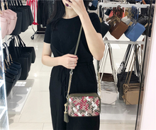 正价店款 式 yinyin美国直邮代购 MK铆钉双拉链真皮流苏相机包