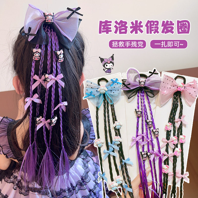 2025新款儿童假发辫子头饰可爱图片