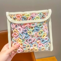 5 # светлые резинки для волос на большом пальце, 200 штук в сумке