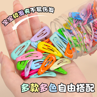 彩色水滴发夹女童宝宝前额刘海碎发整理神器可爱高颜值发量少BB夹