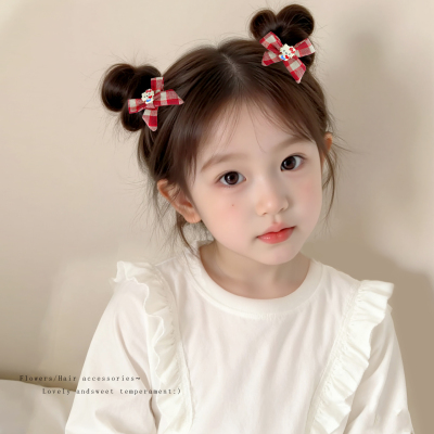 2025新款红色蝴蝶结发绳