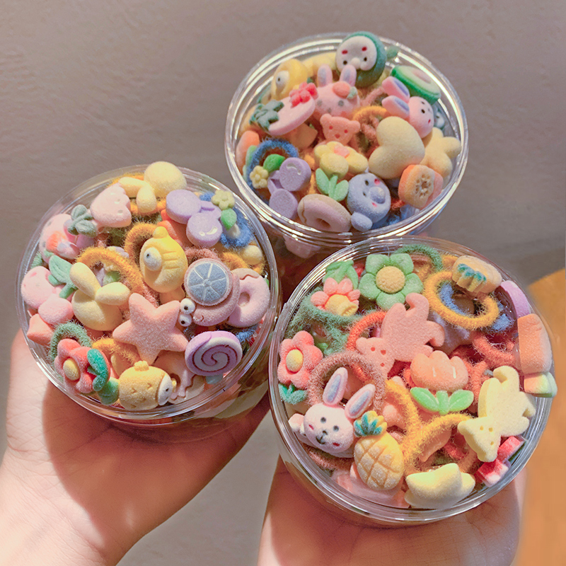 儿童拇指发圈婴儿扎小啾啾发绳