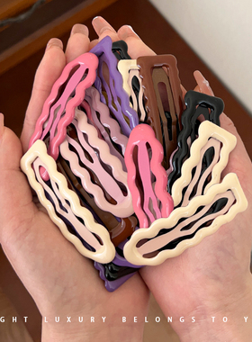 儿童发夹bb夹彩色碎发神器小女孩韩版大号发卡刘海夹子侧边夹头饰