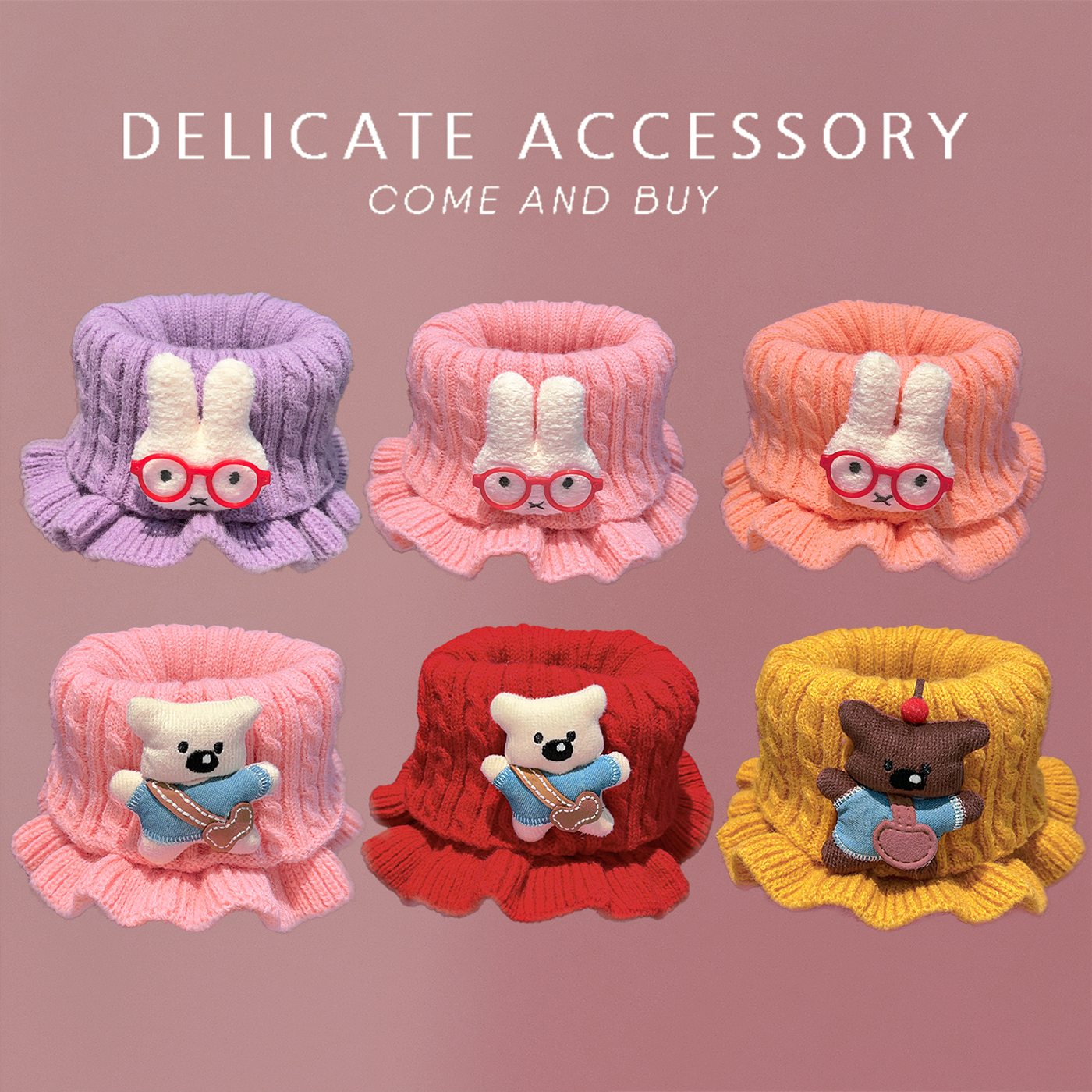 儿童围脖秋冬季保暖防风