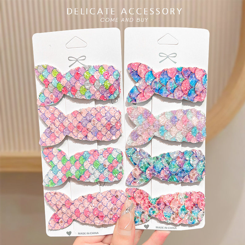 儿童甜美鱼尾刘海前额侧边夹2026新款女童碎发整理神器小女孩发夹,童装/婴儿装/亲子装,发饰,淘宝优惠券,粉丝福利购,淘宝优惠卷