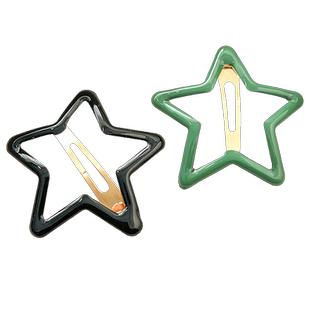 星星发夹儿童五角星发卡子后脑勺bb夹大号碎发夹子女童侧边夹发饰