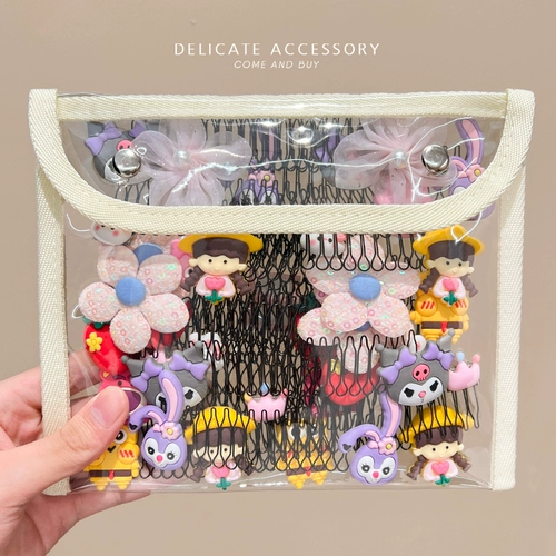 Детская расческа для сломанных волос, артефакт, невидимый затылок, сортировка сломанных заколок для волос, маленькая девочка, милая танцующая шпилька, расческа