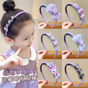卡通儿童发箍可爱小女孩不勒头头箍防滑带卡齿压发发饰女童头饰