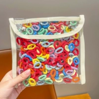 6 # резинки для волос Macaron на большой палец, 200 шт. в пакете