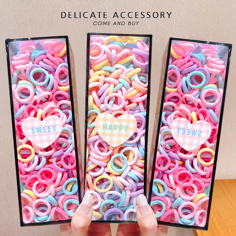 糖果色发圈女童高弹力不伤发儿童皮筋甜美扎头发绳高级感可爱发饰,饰品/流行首饰/时尚饰品新,发饰,淘宝优惠券,粉丝福利购,淘宝优惠卷