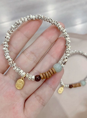 迷你小星月手串手串小米珠佛珠男女士文玩手链项链手饰