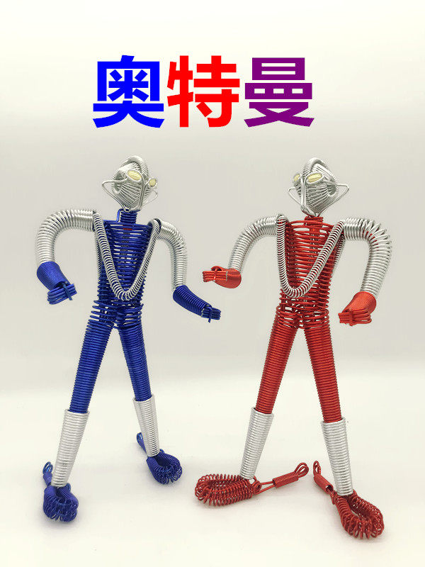 铝线手工艺品奥特曼美国队长蜘蛛侠列模型精致手办模型新丝语