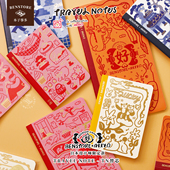 本子事多xAkiyo联名 印花空白旅行护照手帐笔记本 TN手账本内芯