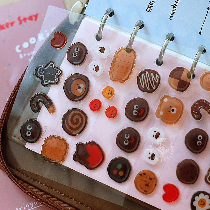 韩国BONITO滴胶立体贴纸