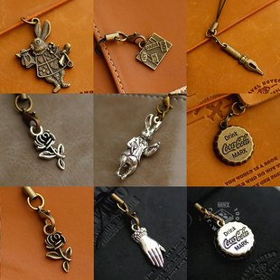 本子事多第四季 本子装饰复古金属挂件 TN手帐活页本装饰钥匙扣