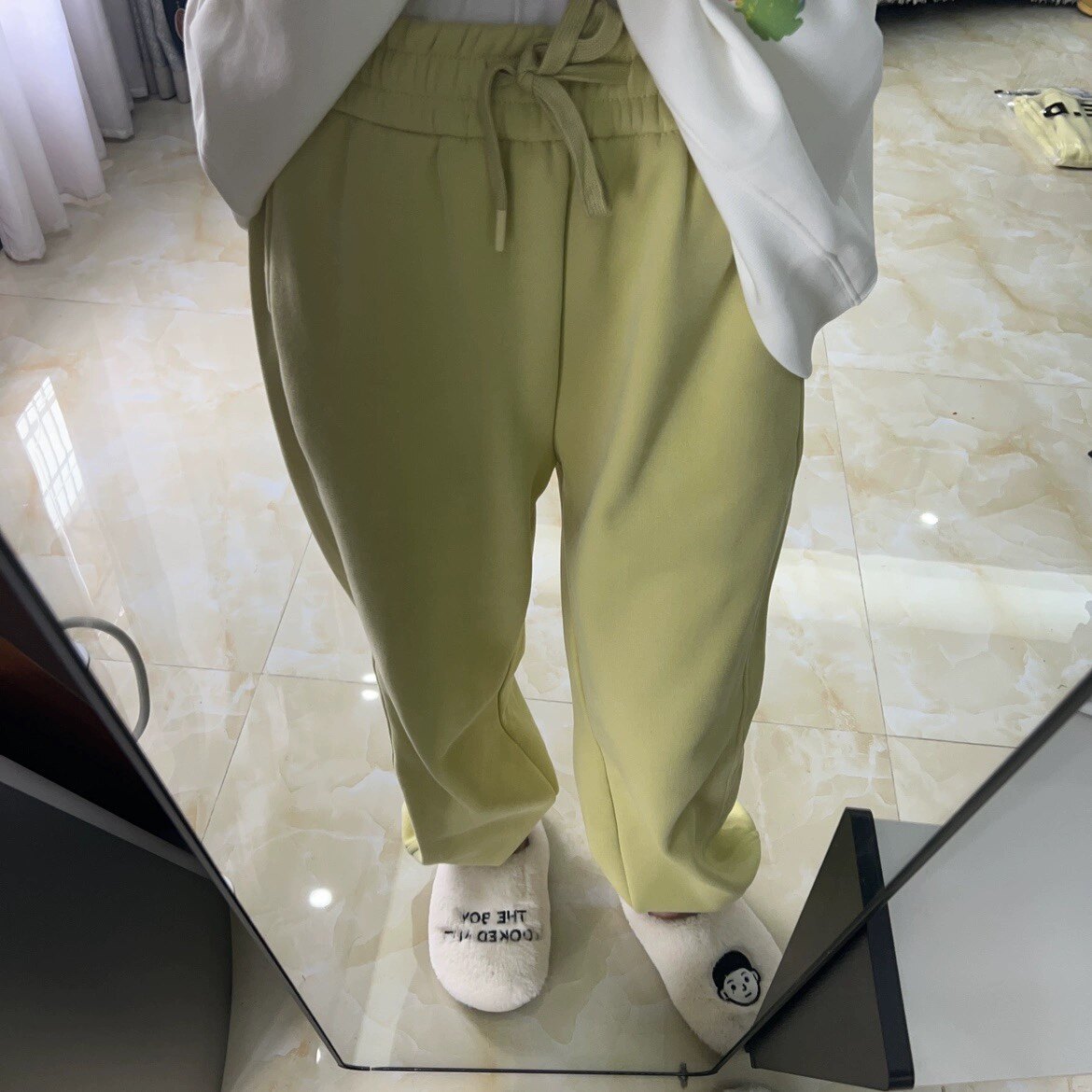 清仓 韩版加绒卫裤运动裤女