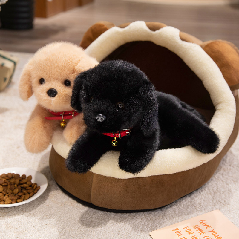 仿真小狗毛绒玩具公仔可爱拉布拉多犬玩偶卫衣狗布娃娃抱枕礼物女