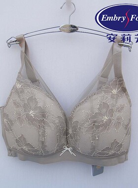 安莉芳E300365配套薄款蕾丝性感无钢圈文胸女大胸无痕内衣EB00365
