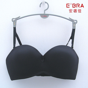 E-BRA安蓓佳内衣女光面1/2半杯中厚肩带可取肩带无钢圈文胸KB1610