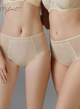 Comfit内裤CB00190/CB00189配套抗菌内裤女大码中腰三角裤C200190