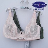安莉芳E300502蕾丝超薄单层围软钢圈文胸大胸聚拢内衣EB00501