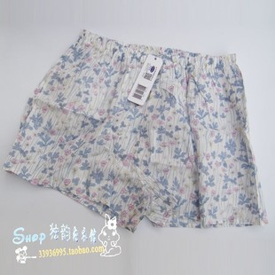 家居睡裤 家居裤 EL7726 EL7723配套纯棉碎花短裤 安莉芳正品