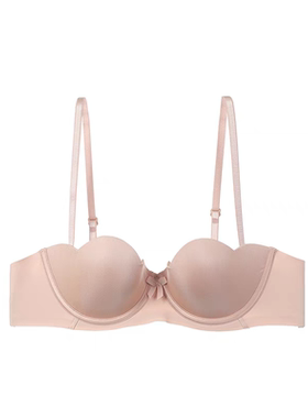 芬狄诗25年【花漾系列】女带钢圈薄模杯小胸聚拢半杯文胸FB00531