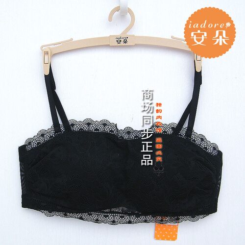 安莉芳旗下安朵文胸女蕾丝无钢圈性感裹胸防走光抹胸内衣HB00055