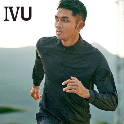 IVU秋季薄款立领拉链运动夹克男