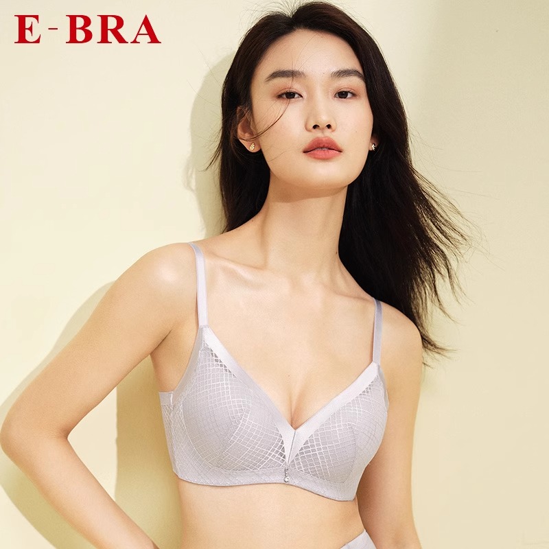 无钢圈文胸女下厚上薄款小胸无痕