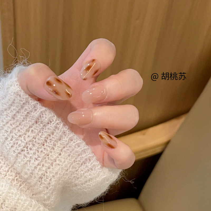 桃花千金温柔各有千秋手工豹纹秋冬金渐招财爆闪轻奢款美甲穿戴甲,彩妆/香水/美妆工具,穿戴甲/甲片,淘宝优惠券,粉丝福利购,淘宝优惠卷