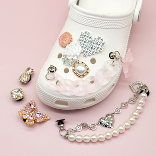 洞洞鞋花园拖鞋金属鞋花鞋扣bogg bag博格包户外托特装饰套装组合