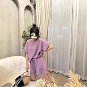 短裤 新款 韩系短袖 宽松大码 时尚 运动短款 套装 女2025夏季 休闲两件套