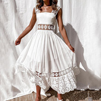 Summer Elegant Sexy Dress Women Holiday Wedding Maxi Dress