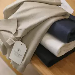 Light Luxury Quality! Super Fine Knitted Fabric! Comfortable and Breathable! Men's Lapel Pure Color Knitted Short-Sleeved T-Shirt